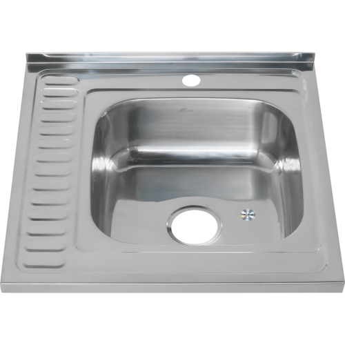 Кухонная мойка Melana 006 t R (*10) 60х60 цвет хром - фото 3