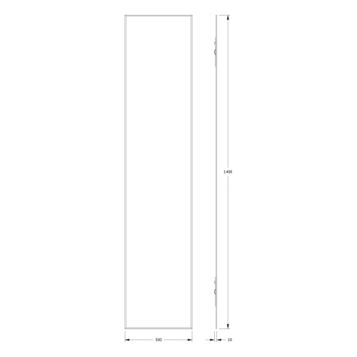 Зеркало в ванную Evoform Standard BY 0245 30х140 цвет хром - фото 2