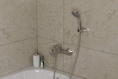 Смеситель для ванны Rush Haiti HA1935-44 настенный хром - фото 4