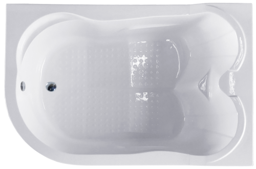 Ванна акриловая Royal Bath NORWAY RB331100K-R 180х120 пристенная асимметричная с каркасом