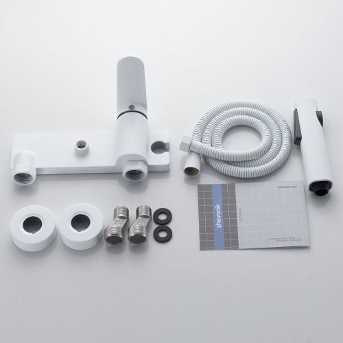 Гигиенический душ со смесителем Shevanik S43C S4305C-1 белый - фото 4