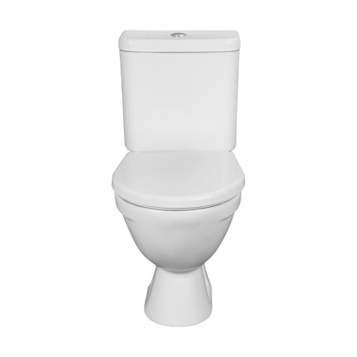 Унитаз-компакт напольный с бачком Jika Lyra plus 8263860002429 белый без сиденья каскадный смыв - фото 2