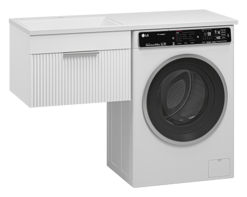 Тумба под раковину Brevita Enfida ENF-09060-011Я 56х47х38 подвесная цвет белый - фото 4