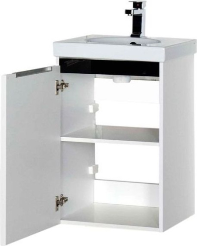 Тумба с раковиной De Aqua Ариетта 00184626 50х46х76 подвесная - фото 2