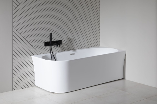 Ванна акриловая Allen Brau Priority 2.31004.21B 170х78 пристенная асимметричная - фото 4