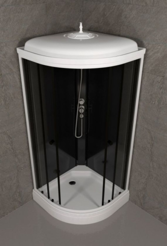 Душевая кабина Тритон Нова Щ0000065774 88х88 четверть круга с крышей ориентация универсальная - фото 2