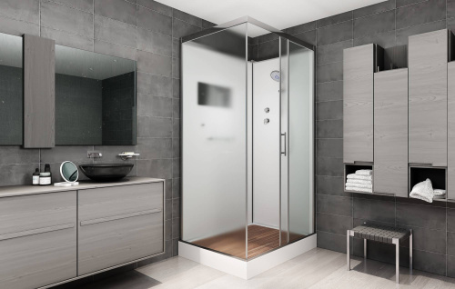 Душевая кабина AvaCan D129 120х90 прямоугольная без крыши ориентация универсальная - фото 2