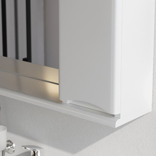 Зеркало-шкаф Am.Pm Like M80MPR0801WG 80х15х78 подвесной цвет белый - фото 5