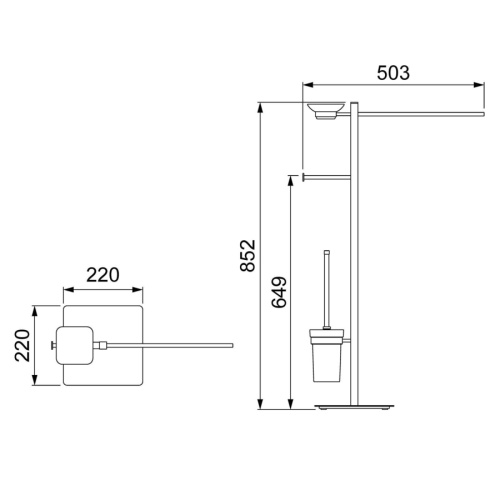 Стойка Timo Selene 17085/17 - фото 2