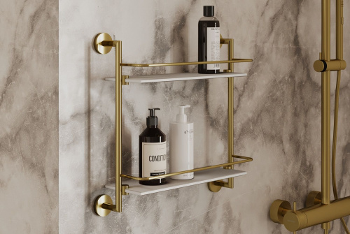 Полка в ванную комнату Allen Brau Priority 6.31015-GB - фото 2