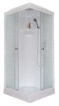 Душевая кабина Royal Bath HP RB80HP1-M 80х80 квадратная с крышей ориентация универсальная