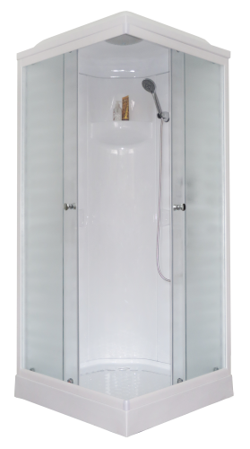 Душевая кабина Royal Bath HP RB80HP1-M 80х80 квадратная с крышей ориентация универсальная