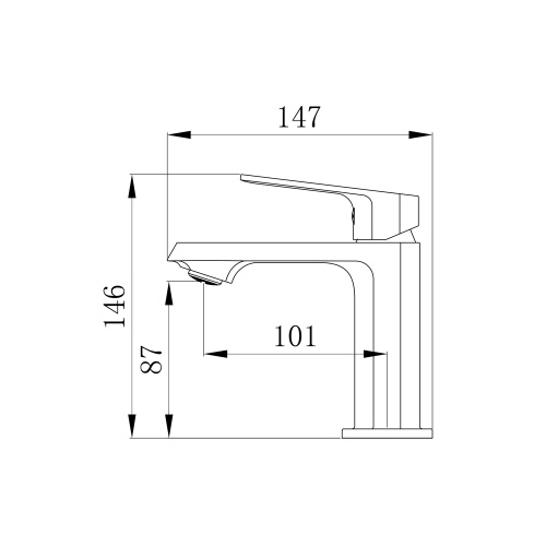 Смеситель Tokito AMA TOK-AMA-1011 на раковину хром - фото 5