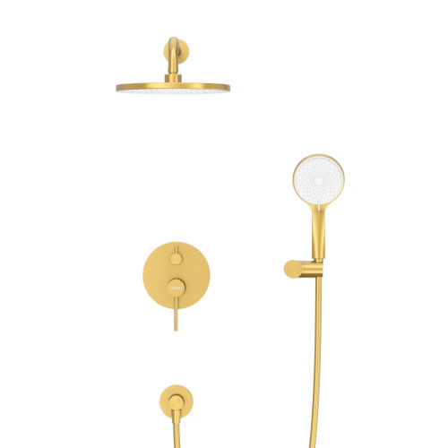 Душевая система Cezares RELAX RELAX-DSET-BORO встраиваемая цвет брашированное золото - фото 3
