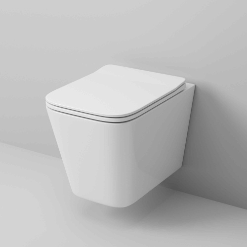 Унитаз подвесной Grossman Falcon GR-4441S белый глянцевый с сиденьем микролифт безободковый каскадный смыв - фото 2