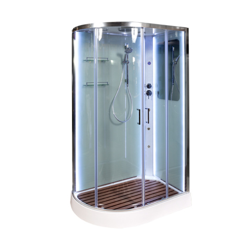 Душевая кабина AvaCan A102RLED+GMKN 120х80 асимметричная с крышей ориентация правая - фото 3