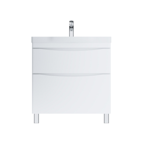 Тумба под раковину Am.Pm Like M80FSX0802WG 80х45х65 напольная цвет белый - фото 2