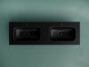 Раковина из сантехнического фарфора Ceramica Nova GRACE CN7022MB 140х50 накладная цвет черный