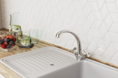 Смеситель для кухни Rush Bianki BI7650-27 на мойку хром - фото 3