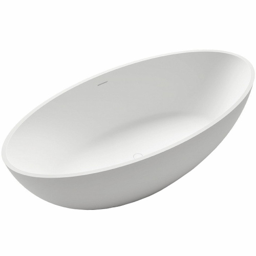 Ванна из искусственного камня Gruppo Treesse CAREZZA V308BL 180х85 отдельностоящая овальная