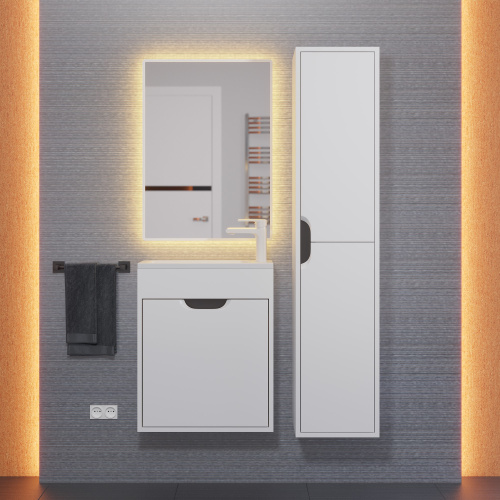 Тумба с раковиной Uperwood UPD Modul 393020555 50х21х62 цвет белый матовый - фото 3