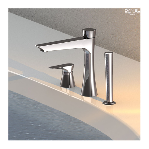 Смеситель Daniel Diva DV691CR на борт ванны хром - фото 3