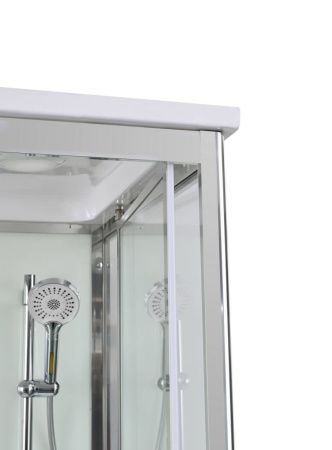 Душевая кабина AvaCan V V2810LED 100х80 прямоугольная с крышей ориентация универсальная