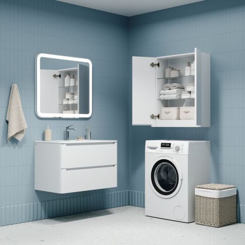 Шкаф IDDIS Edifice EDI60W0i97 60х24х80 подвесной цвет белый - фото 3