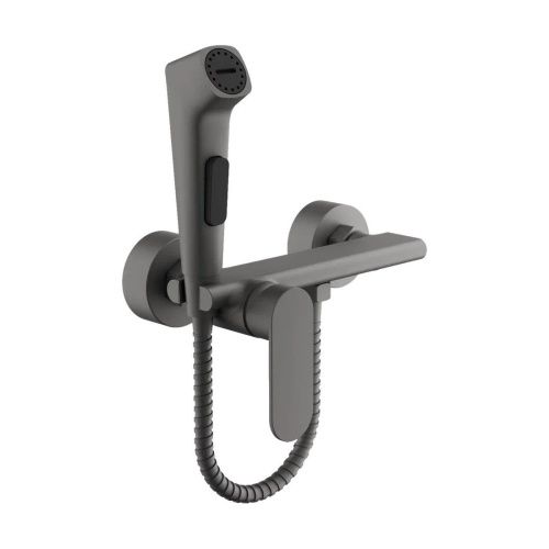 Гигиенический душ со смесителем Belz B55645-3 оружейная сталь - фото 2