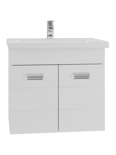 Тумба с раковиной Orange Таис TP2-TUW+RA 60х45х53 цвет белый - фото 2