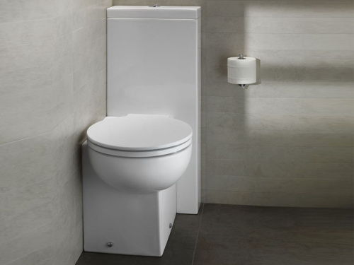 Чаша унитаза приставная Hatria YOU&ME YXZ601 цвет белый без сиденья душевой смыв - фото 2