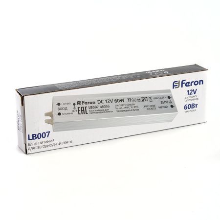 Трансформатор для светодиодной ленты Feron LB007 48056