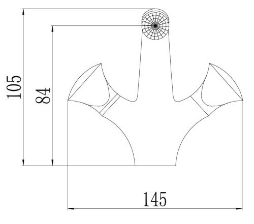 Cмеситель Fmark FM1238 на биде хром - фото 2