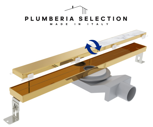 Душевой лоток Plumberia Selection PSL LINEAR PSL90OR напольный - фото 2