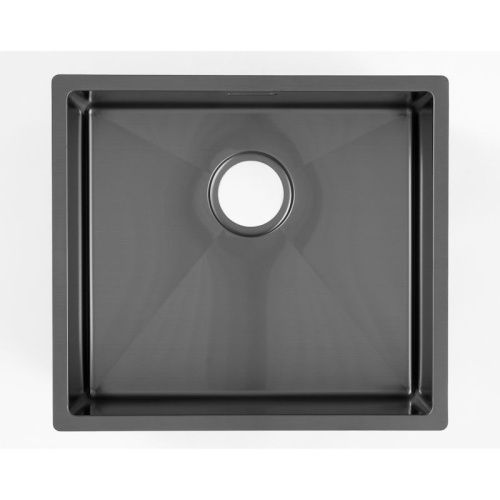 Кухонная мойка Grandex Aqua 5040603 49х44 цвет графит поверхность матовая - фото 5