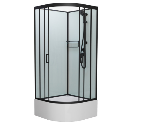 Душевая кабина Frank 150009 100х100 без крыши ориентация универсальная - фото 5