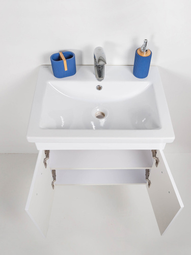 Тумба с раковиной Orange Таис TP2-TUW+RA 60х45х53 цвет белый - фото 4