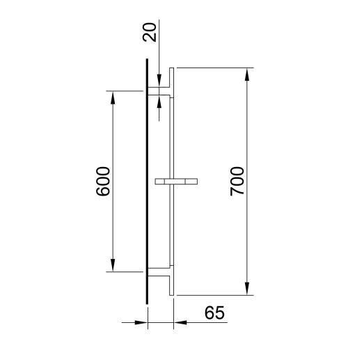Штанга для душа Clever TREND 99620 хром - фото 2