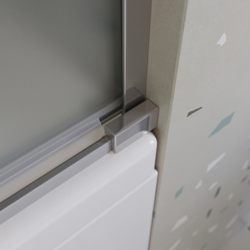 Душевая шторка на ванну Cezares TANDEM-SOFT TANDEM-SOFT-VF-2-180/145-P-Cr 180х145 стекло рифленое профиль хром глянцевый ориентация универсальная - фото 2