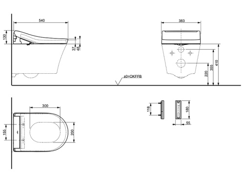 Крышка-биде TOTO TCF34270GEU - фото 3