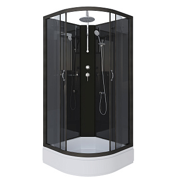 Душевая кабина Niagara Classic 65011434BKT 90х90 четверть круга без крыши ориентация универсальная