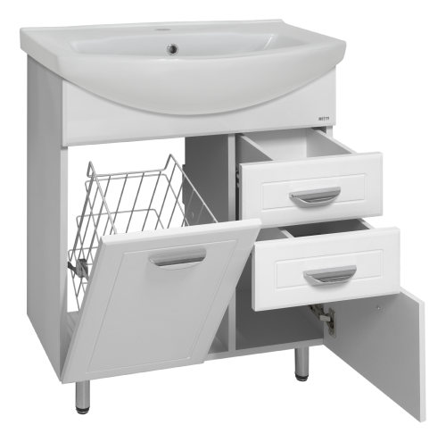 Тумба под раковину Misty Дрея Э-Дре01065-01К2Я 62х31х70 напольная - фото 3