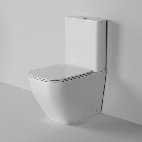 Унитаз напольный с бачком Grossman Style GR-4453S белый глянцевый с сиденьем микролифт безободковый каскадный смыв - фото 2