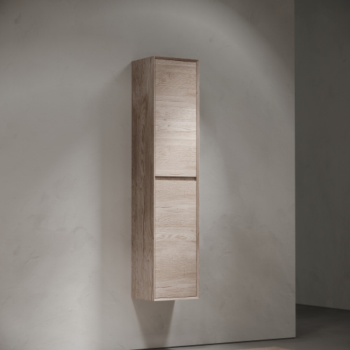 Шкаф-пенал Sancos Marmi 1.0/Marmi 2.0 PMR35EG 35х30х160 подвесной цвет дуб галифакс натуральный - фото 3