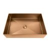 Раковина из нержавеющей стали AltroBagno Astro AltroBagnoAstro001019RaSp 50х40 накладная цвет медь