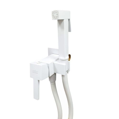 Гигиенический душ со смесителем Webert Pegaso PE870303740 белый - фото 2