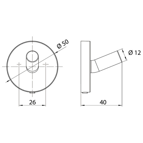 Крючок Emco Round 4375 001 00 - фото 2