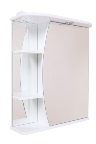 Зеркало-шкаф Onika Луна 205521 55х25х71 подвесной цвет белый