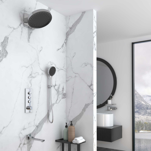 Душевая система Vincea VSFW-433TI3CH встраиваемая в стену с термостатом