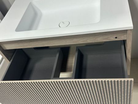 Тумба под раковину Salini Domino 27D.A080F.V 80х50 цвет коричневый